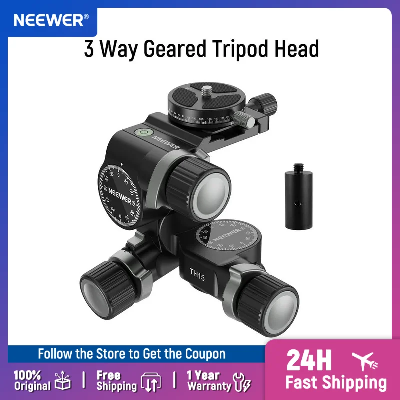 Neewer 3 Way Geared…