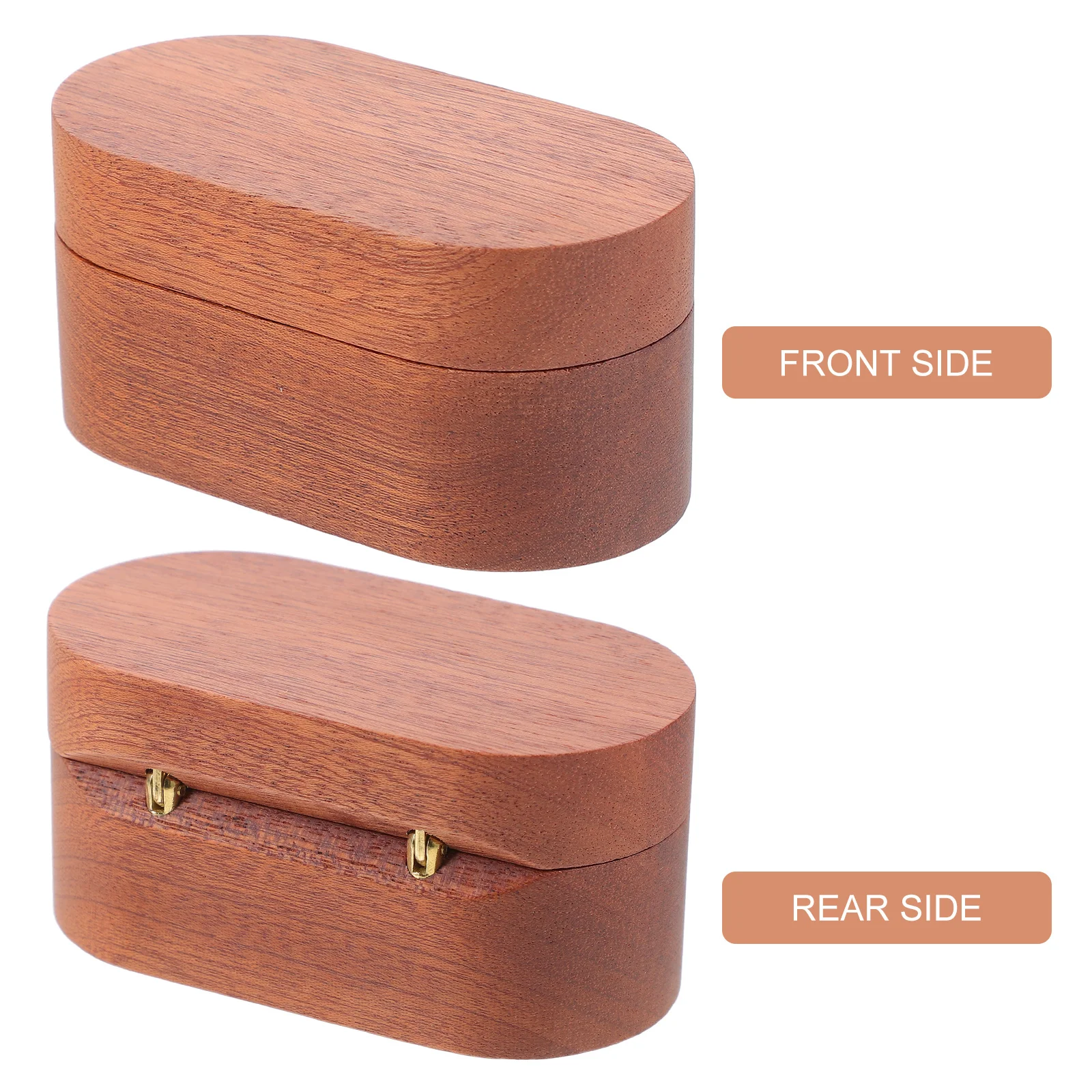 

Wooden Guitar Pick Case Solid Wood Storage Organizer for Plectrums Compact Design Smooth Finish Holder Container