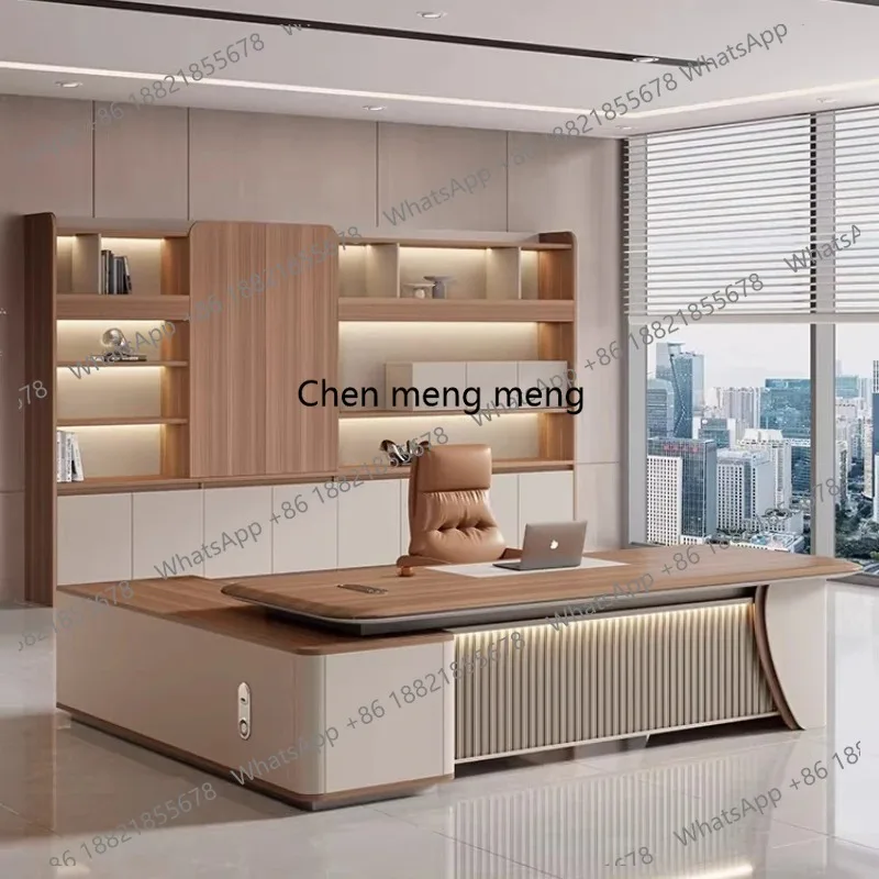 

Simple and Modern Light luxury high end office desks and workstations Computer desk Room desks Desk organizer furniture