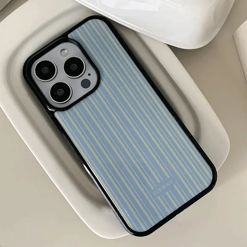 Korean Ins idol Blogger’s Style Phone Case For iPhone 16 Pro Max 15 14 13 12 11 Pro Mini 7 8 Plus Luxury Niche Y2K Phone Cases