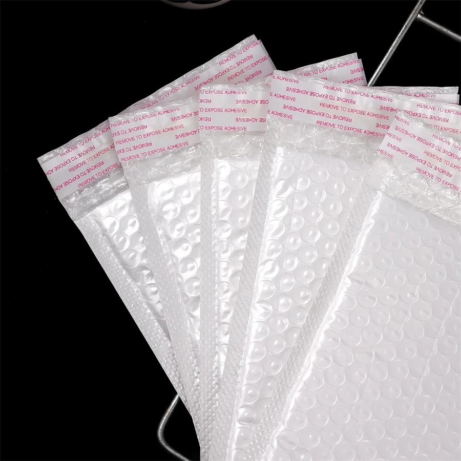 10Pcs/Set 13x15 hite Self-adhesive Waterproof Bubble Bag Small Business Mailing Package Waterproof Boutique Mailing Bag Jewelry