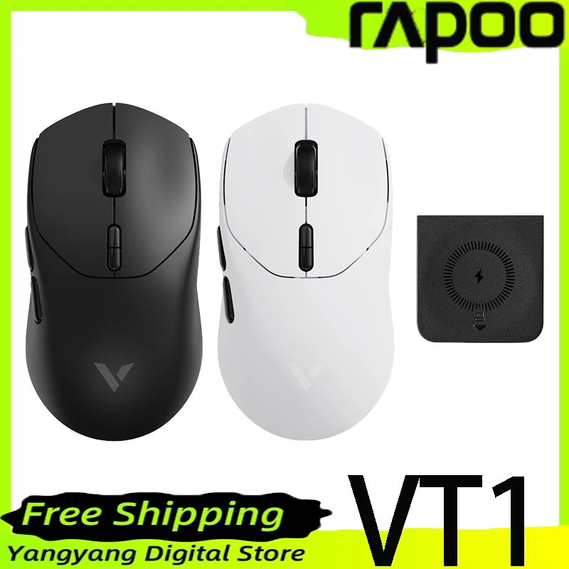 Rapoo VT1 PRO MAX 2.4G wireless sports gaming mouse PAW3395 59g lightweight E-sports Mosue Accessory for Computer Gamer