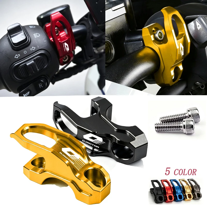 For QJMOTO QJ SRT 800 800X 800SX SVT 650 X SRT700 900 SX SRT 900SX Motorcycle Handlebar Helmet Duffel Bag Storage Hooks