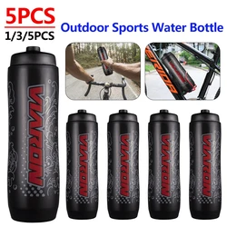 1-5PCS 1000ml Squeeze Drinking Bottle Fitness Sports Bottle Bike Water Bottle Large Capacity Portable Outdoor Sport Kettle Cup