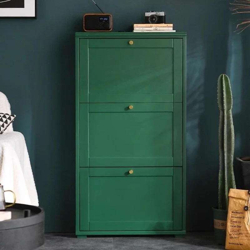 

Living Room Cabinets Furniture Tipping Bucket Solid Wood Shoe Cabinet Home Furniture Shoe Rack Shoes Organizer Shoerack Cabinets