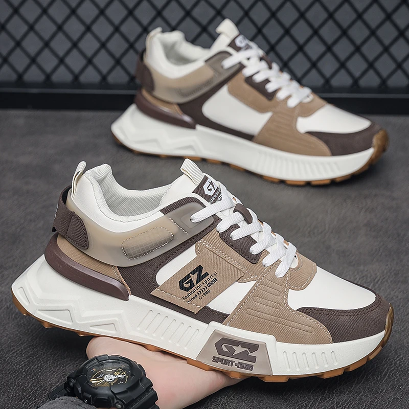 

Men's Casual Shoes Fashion Sneakers Low Top Lace Up Lightweight Comfortable Breathable Walking Shoes For Daily Wear