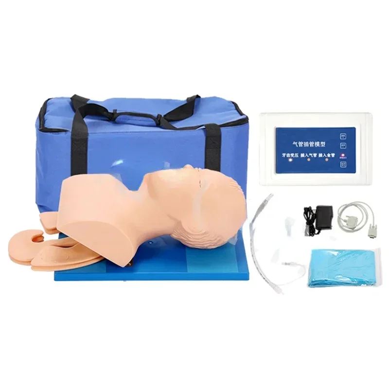 Electronic Human Tracheal Intubation Model Oral Nasopharyngeal Adult Airway Emergency Medical Nursing Training Mannequin