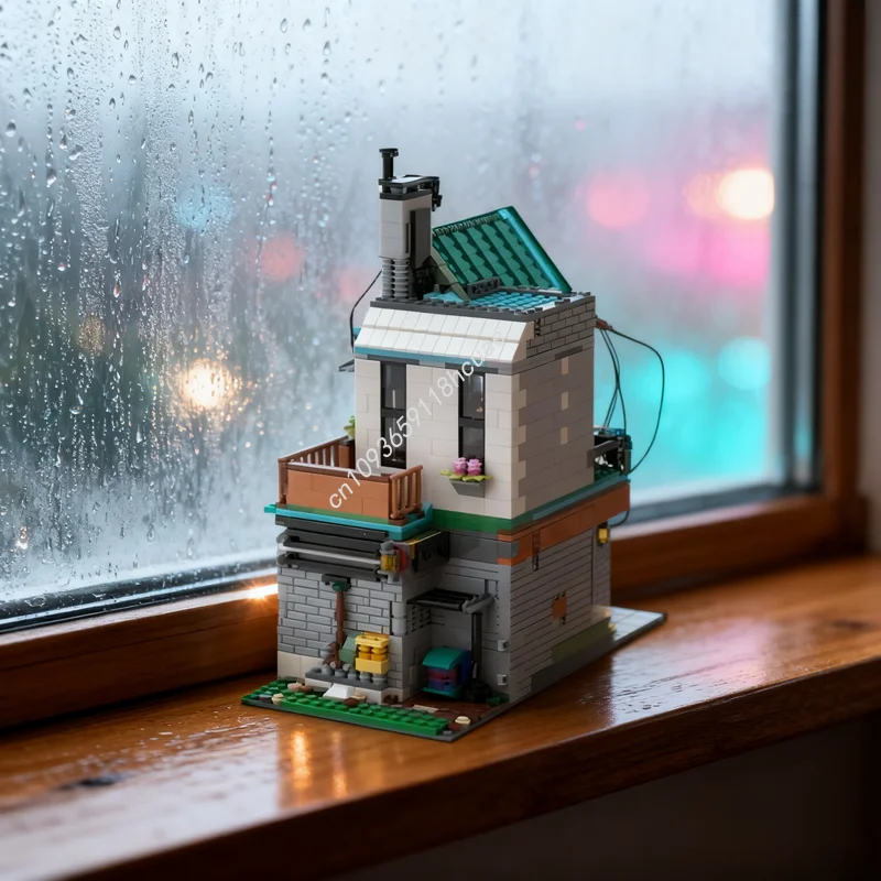 1676pcs MOC House No Modulared Model Building Blocks Construction DIY Christmas Gifts Idea Education Brick Toys Kids Birthday