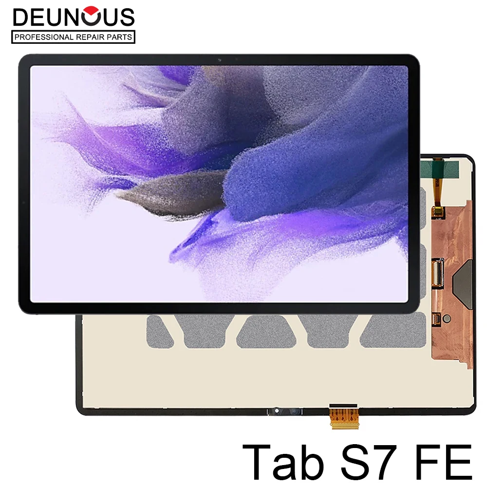 

12,4-дюймовый новый протестированный ЖК-дисплей для Samsung Galaxy Tab S7 FE T730 T733 T735 T736 T737 T738 ЖК-дисплей с цифровым преобразователем сенсорного экрана в сборе