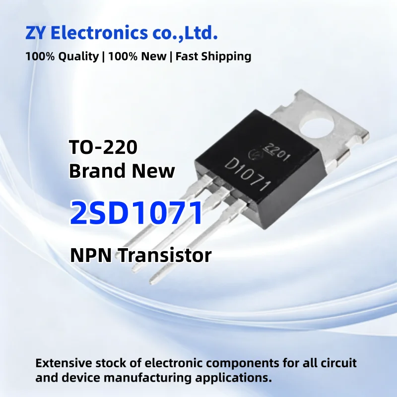 10PCS-30PCS New 2SD1071 D1071 TO-220 Automotive Ignition Tube Power NPN Transistor