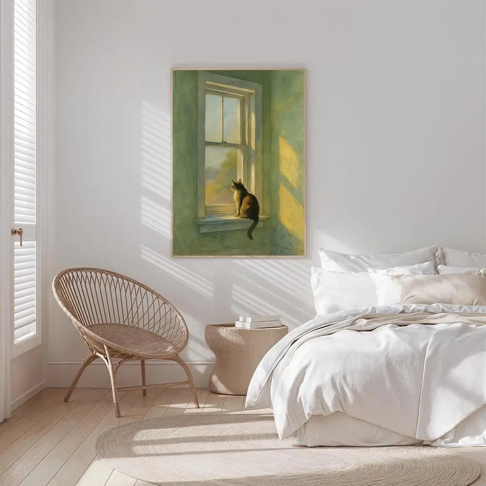 Golden Hour Window Cat HD Wall - огляд і ціна Decor Lighting Hours