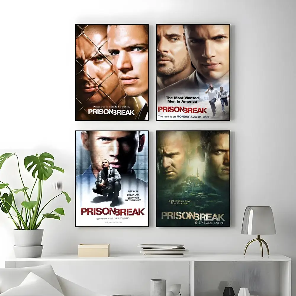 TV Series Prison Break Poster Classic poster and wall art prints are suitable for living rooms, bedrooms,and home