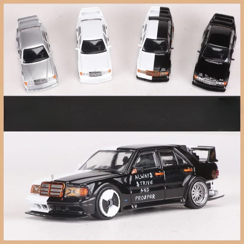 

Seeker 1:64 Mercedes 190E W201 2.5-16 Evo NFS Black and White Alloy Car Model