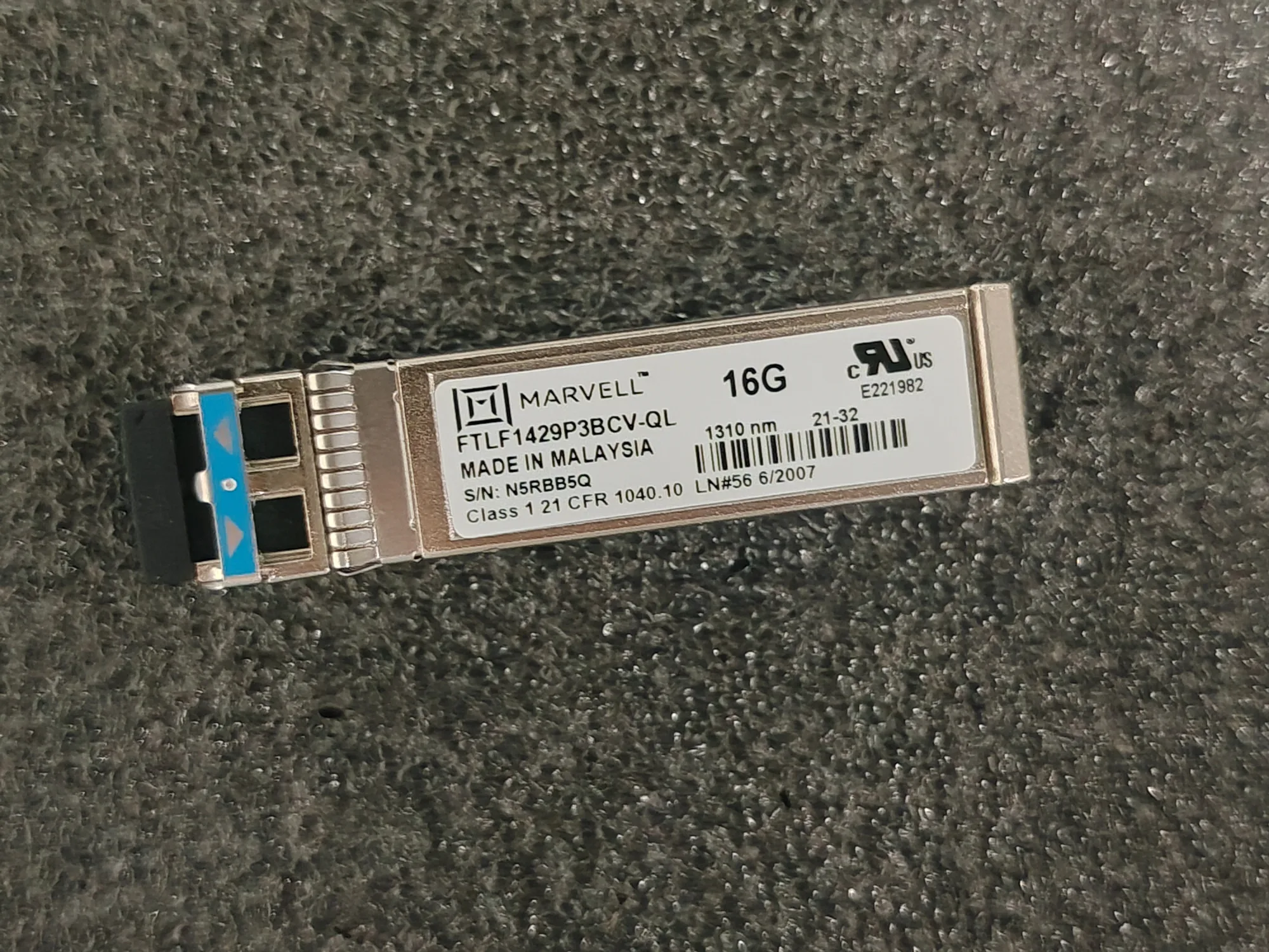 sfp-marvell-16g-transceiver-10km-ftlf1429p3bcv-ql-sfp-10km-16gb-1310nm-fiber-optical