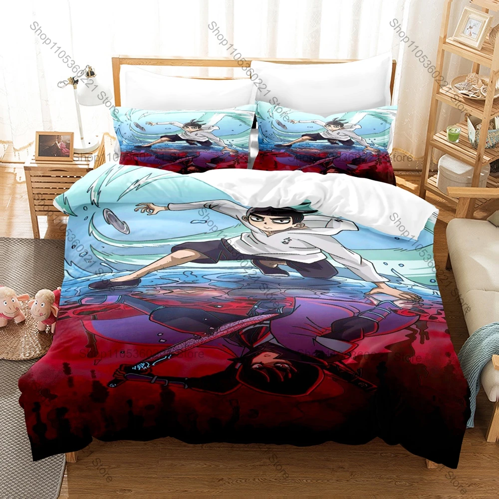 Scissor Seven 3PCS Bedding Set, Duvet Cover + 2 Pillowcases, Anime Killer Seven Print Soft Microfiber Bedding for Fans Bedroom