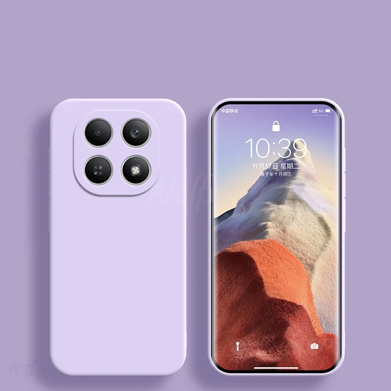 Für Xiaomi Redmi Note 15 Pro Hülle, flüssiges Silikon, schlichtes Gummi, Redmi Note 15 Pro Cover, Telefonschutz, Redmi Note 15 Pro Plus – Detail 17