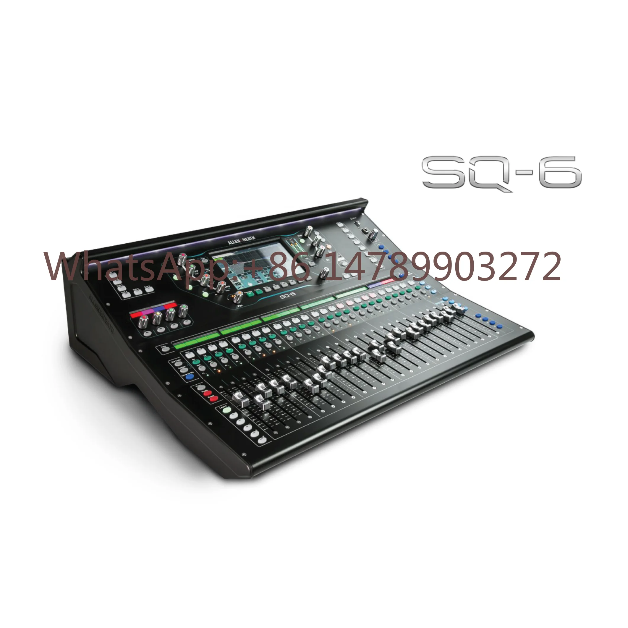 Mixer Digital Allen Heath SQ-6 de 48 Canais - Efeitos Integrados, Controle Remoto Sem Fio, Compacto, Montável em Rack para Som Ao Vivo e AV