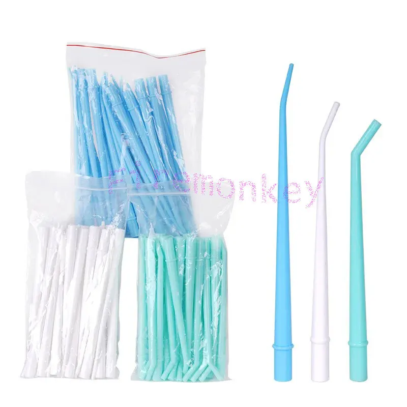 

Dental Disposable Surgical Aspirator Suction Saliva Ejector Tip Tube 25 Pcs/Pack