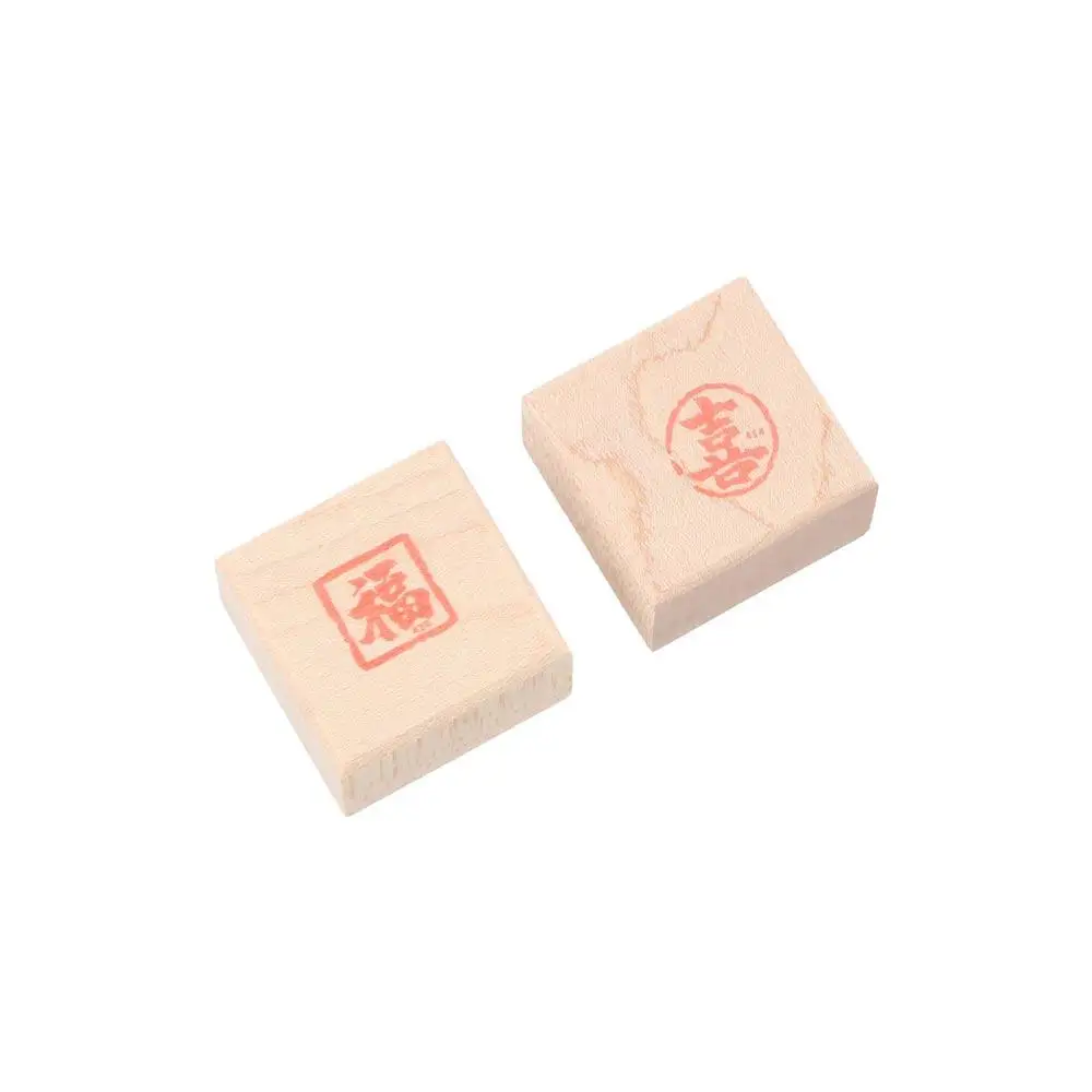 Self-Inking Vintage Scriptures Stamp DIY Hand Account Calligraphy Painting Stamps Wooden Engraved Chinese Calligraphy Stamp