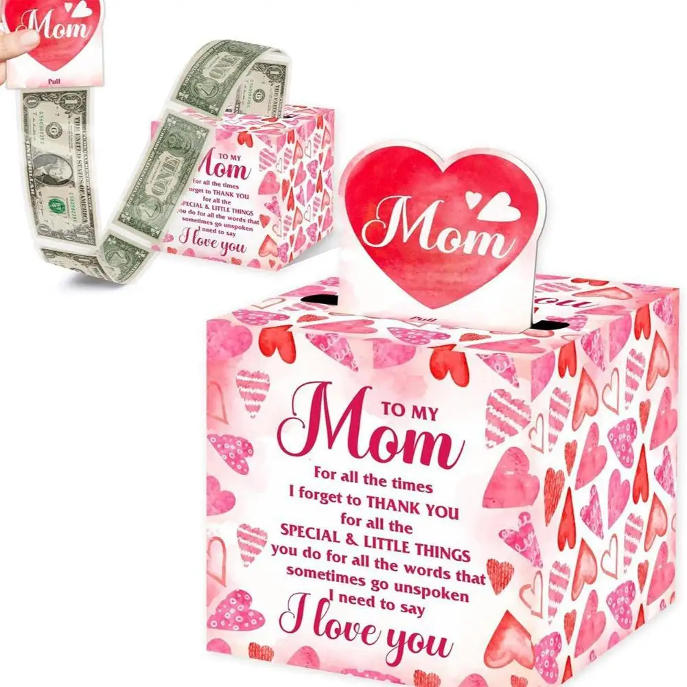 

I Love You Mom Mother's Day Surprise Money Box F3T9