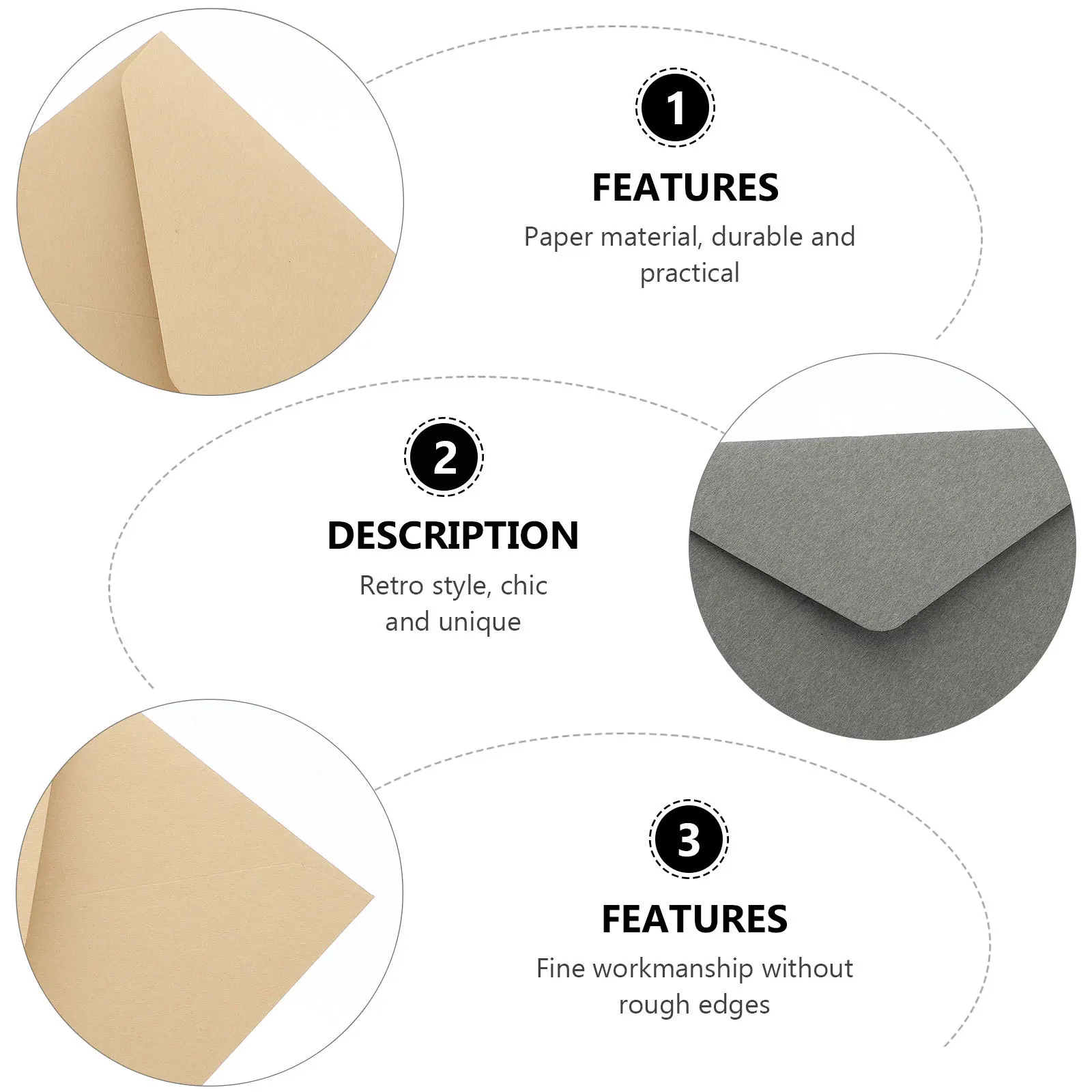 

10Pcs Retro Vintage Paper Letter Envelopes Stylish Elegant Writing Envelopes Invitation Cards Blessing Holder Writing Envelop