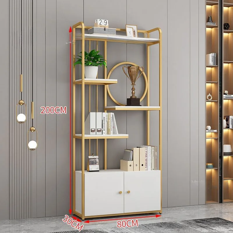 Luxury Beauty Salon Light Display Shelf Cosmetics Nail Skin Care Stand Cabinet Store Display Shelf Storage Rack
