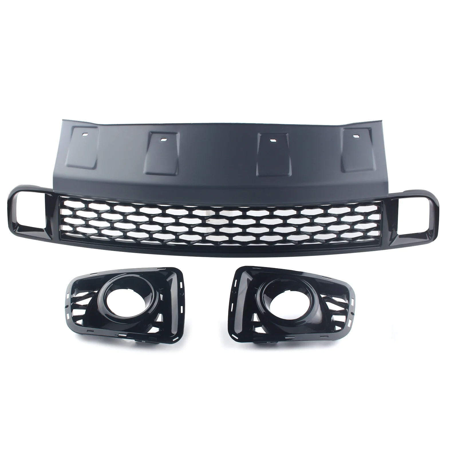 For Land Rover Range Rover L322  2010-2013 Autobiography Car Front Lower Bumper Grille Lower Grill Black ABS Plastic