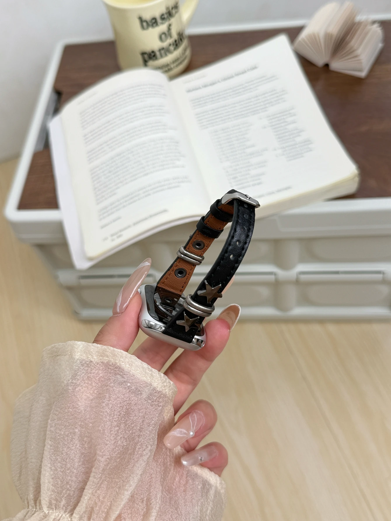 ممتاز فاسق حلقة جلدية ل سوار ساعة يد آبل النساء 11/10/9/8/7 38 مللي متر 40 مللي متر 41 مللي متر 42 مللي متر 44 مللي متر 45 مللي متر 46 مللي متر 49 مللي متر حزام