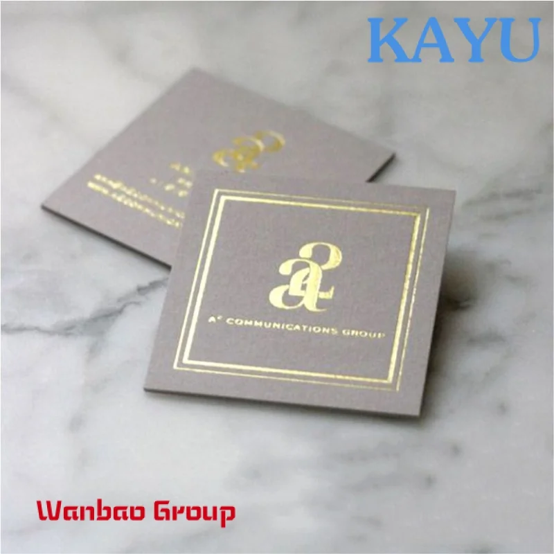 Custom  High quality Luxury Elegant gold foil embossed letterpress printing paper business cards