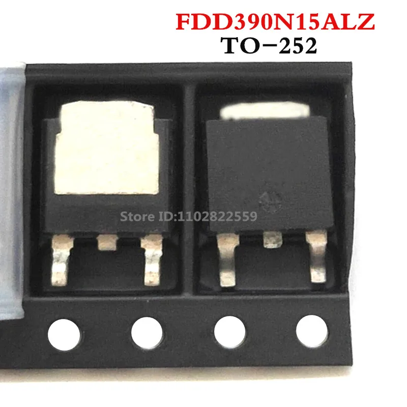 10 pezzi FDD390N15ALZ FDD390N15A 390N15A