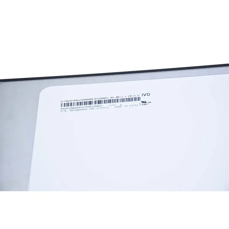 Imagem -03 - Painel de Tela Sensível ao Toque para Lenovo 14 Polegada Fhd Ips T490 T490s P43s R140nwf5 01yn152
