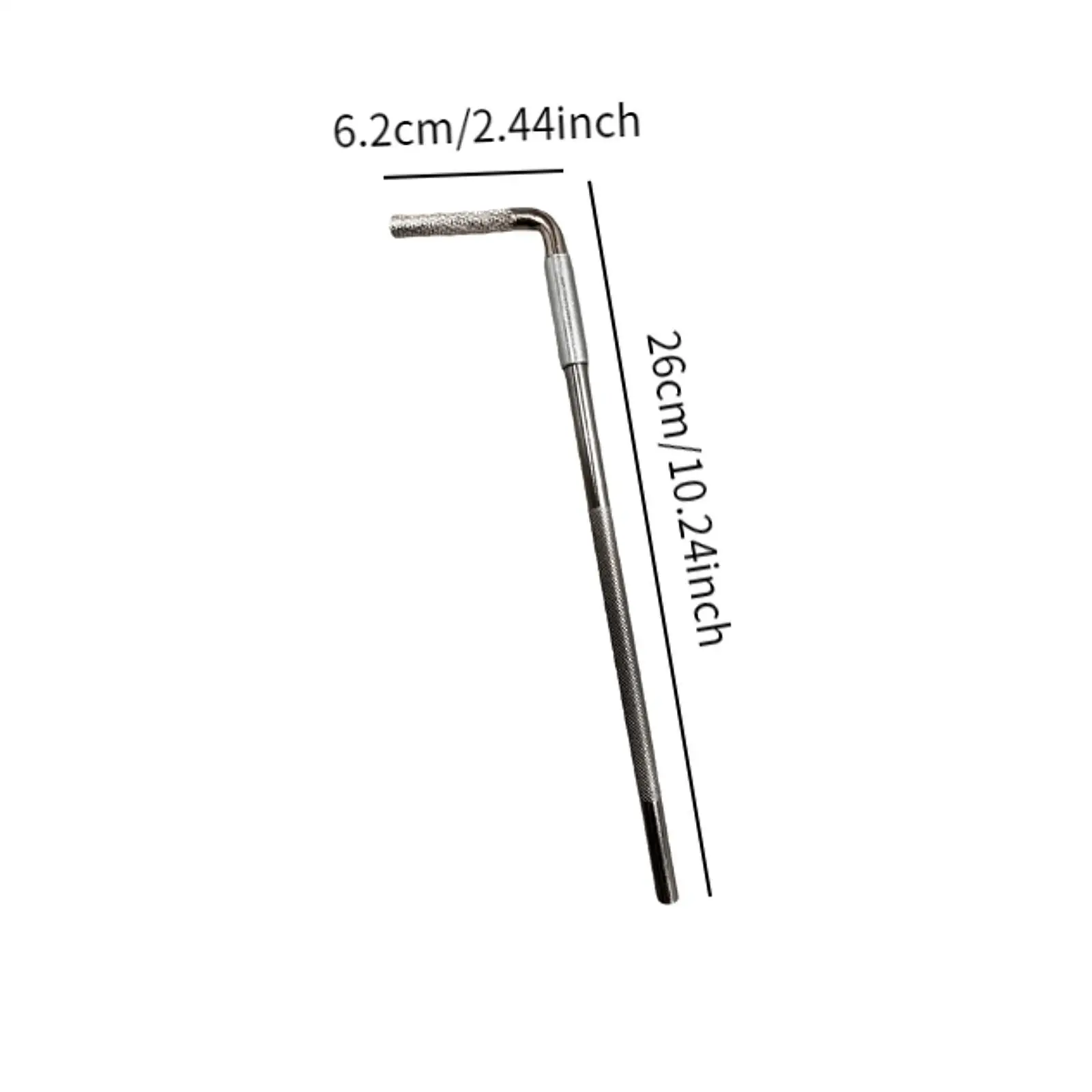 Percussion Mount Rod Cowbell Mounting Arm Chrome Drum Accessory for Drum Set and Practice Pad