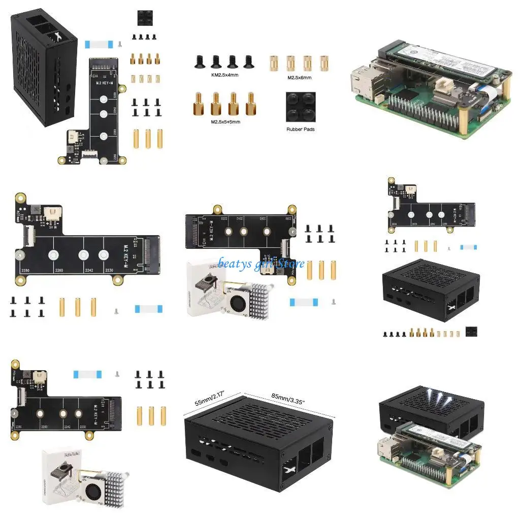 

C7AB X1001 PCIE to NVMe SSD Expanision Card Module Easy Installation Expand Storage Capacity