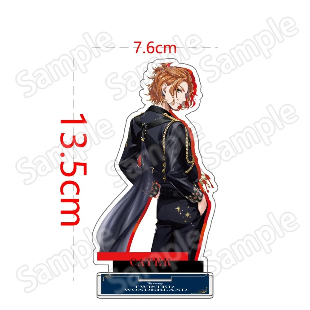 Anime Twisted Wonderland Acryl-Ständer Schlüsselanhänger 10-15cm Spiel Malleus Riddle Azul Idia Vil Leona Schreibtisch-Deko Sammlerstück Fan-Geschenk