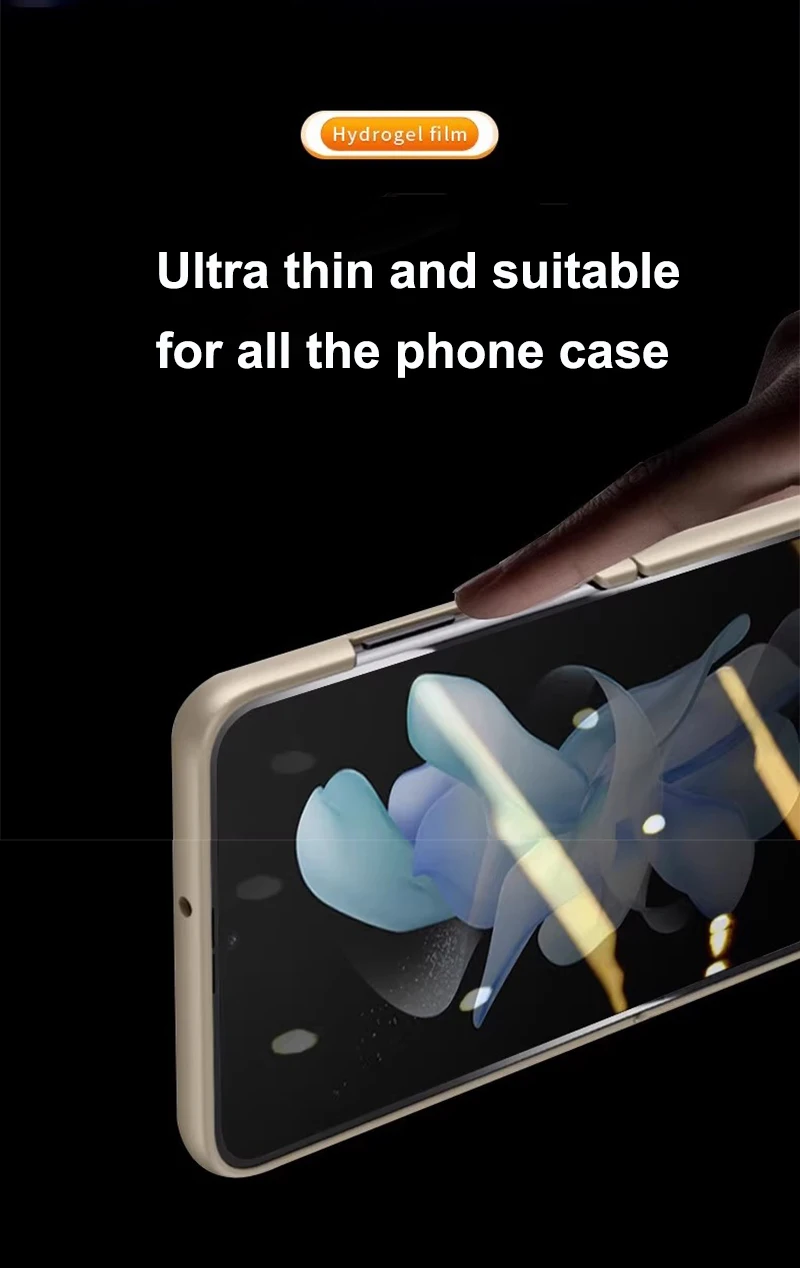 Weiche innere externe Privatsphäre Hydrogelfolie für Motorola Moto Razr 40 50 60 Ultra Plus 2025 2024 2023, Anti-Spion-Displayschutzfolie – Detail 8