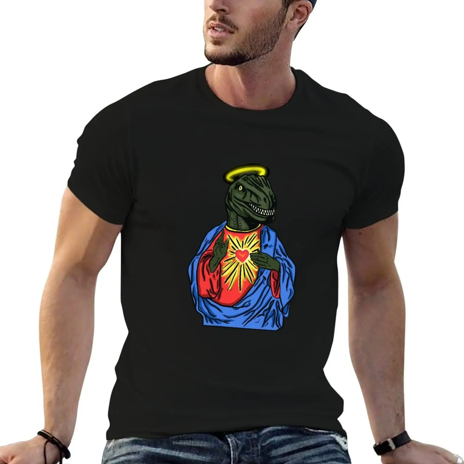 

Raptor shirt shirt jesus cotton man man graphic print t t custom shirt t T-Shirt