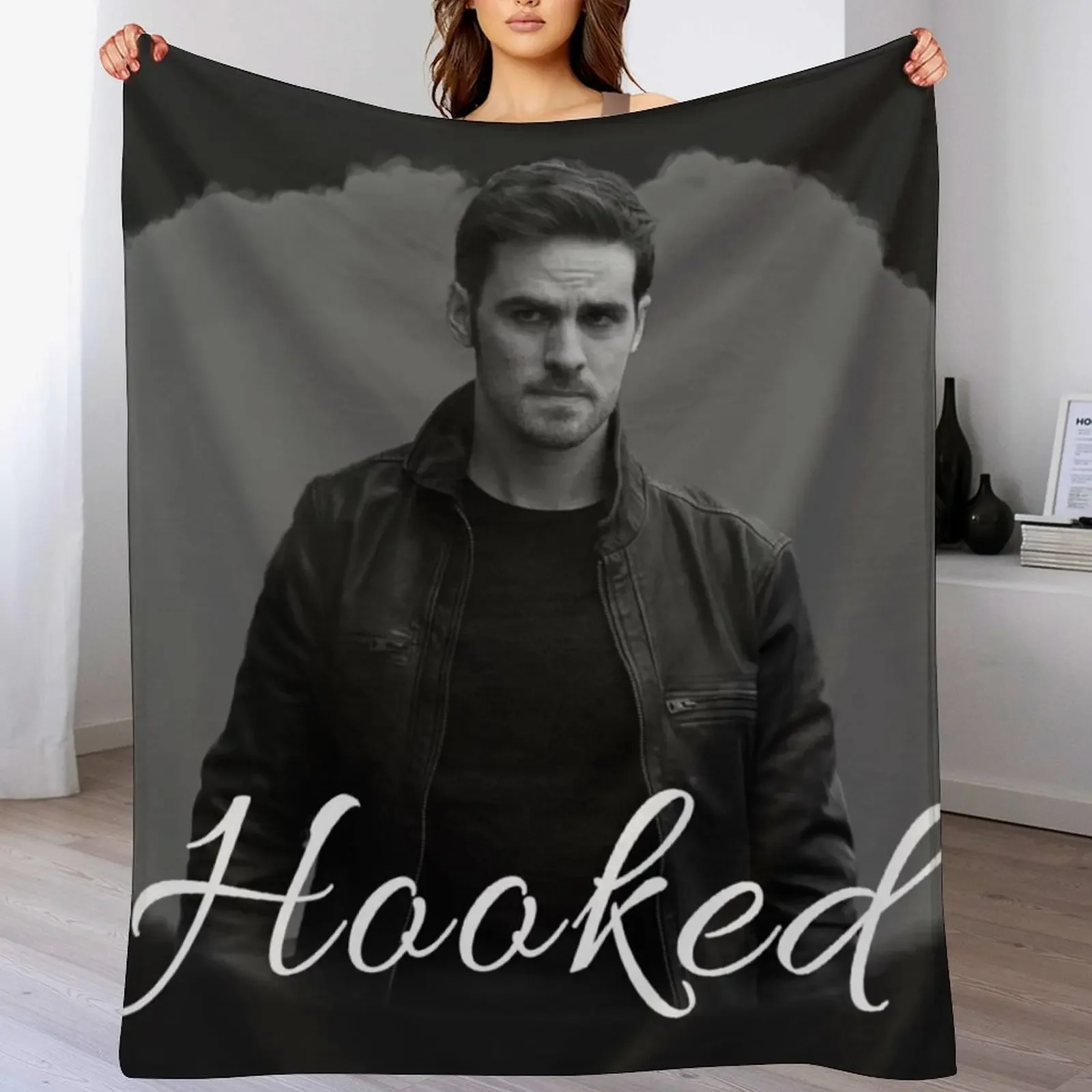 

Hooked Throw Blanket christmas decoration For Decorative Sofa bed plaid Hairy Blankets