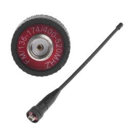 Dual Band Antenna Female SMA-F UHF VHF For BAOFENG Radio for KENWOOD Walkie Talk