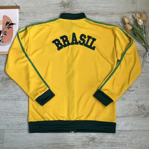 ओवरसाइज़्ड बॉम्बर जैकेट महिलाओं के लिए पीले-हरे रंग की ब्राज़ीलियाई कढ़ाई वाली बेसबॉल वर्दी शरद ऋतु और सर्दियों के फैशन कोट महिलाओं के कपड़े 10 best sales ठंडी जैकेट - №10