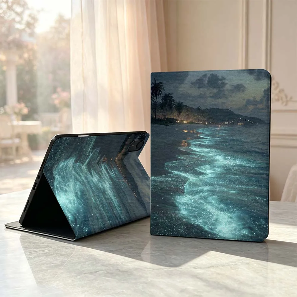 

Beach Glowing Waves For Lenovo Xiaoxin Pad Pro Tab P12 P11 11 11.2 11.5 10.6 inch K10 M10 Plus Tablet Case Soft