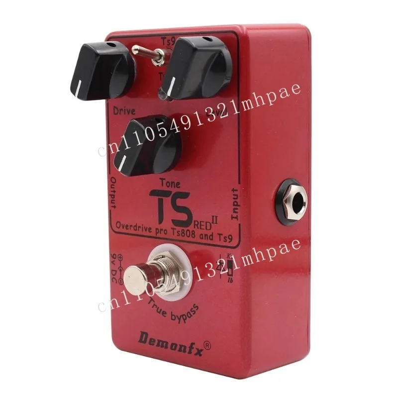 

new Demonfx TS RED II combines the classic TS9 and TS808 to perfectly upgrade the overdrive, with a 2-in-1 overdrive power pedal