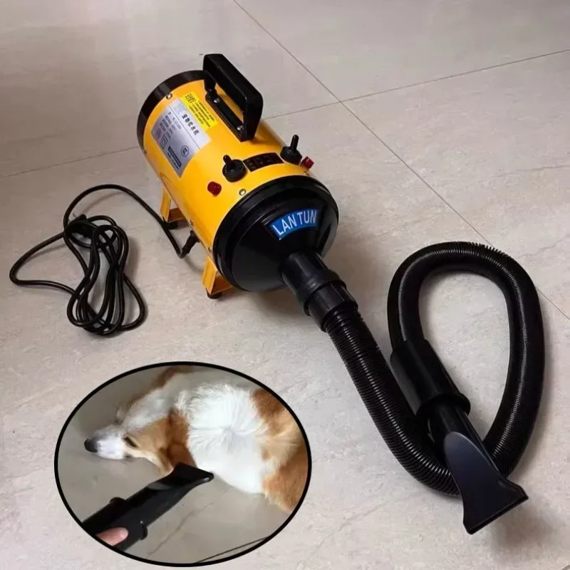 

Высокая мощность, быстросохнущий профессиональный мощный фен для собак, регулировка горячей и холодной щетки, фен для собак, товары для дома