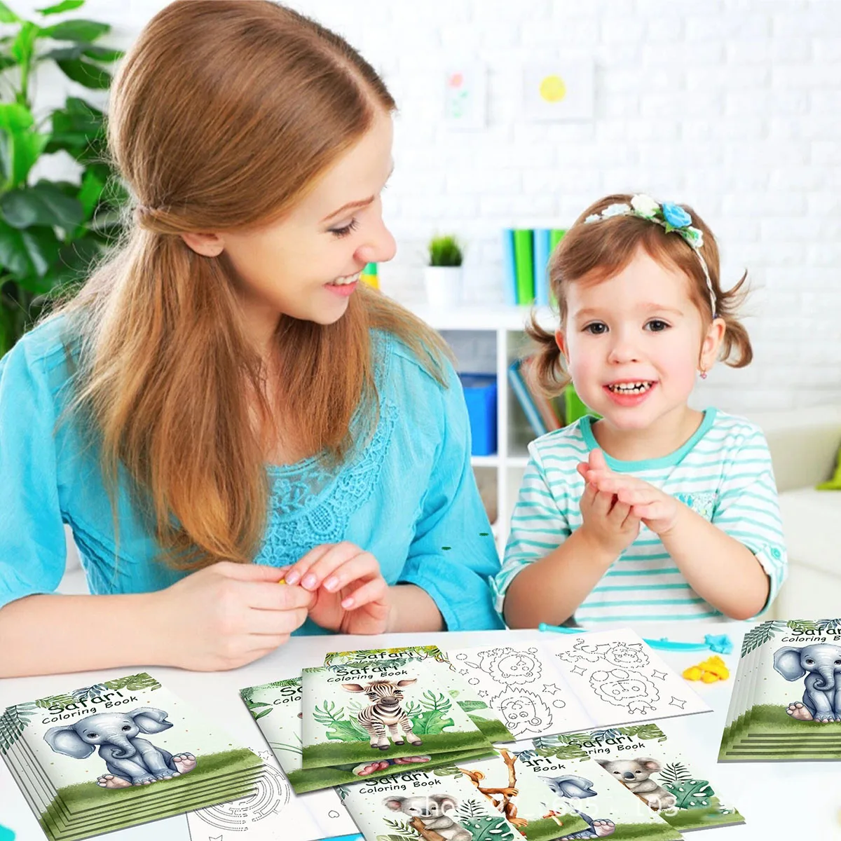 كتاب تلوين حيوانات الغابة DIY، كتاب جرافيتي ملون كرتوني، كتاب رسم، هدية عيد ميلاد رائعة للأطفال