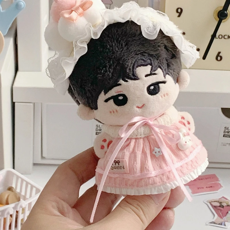 10-12cmのジョーカーベアドレスセットに適しており、属性なしの綿人形の着せ替え服、小さな新鮮な着せ替え人形の装飾です。
