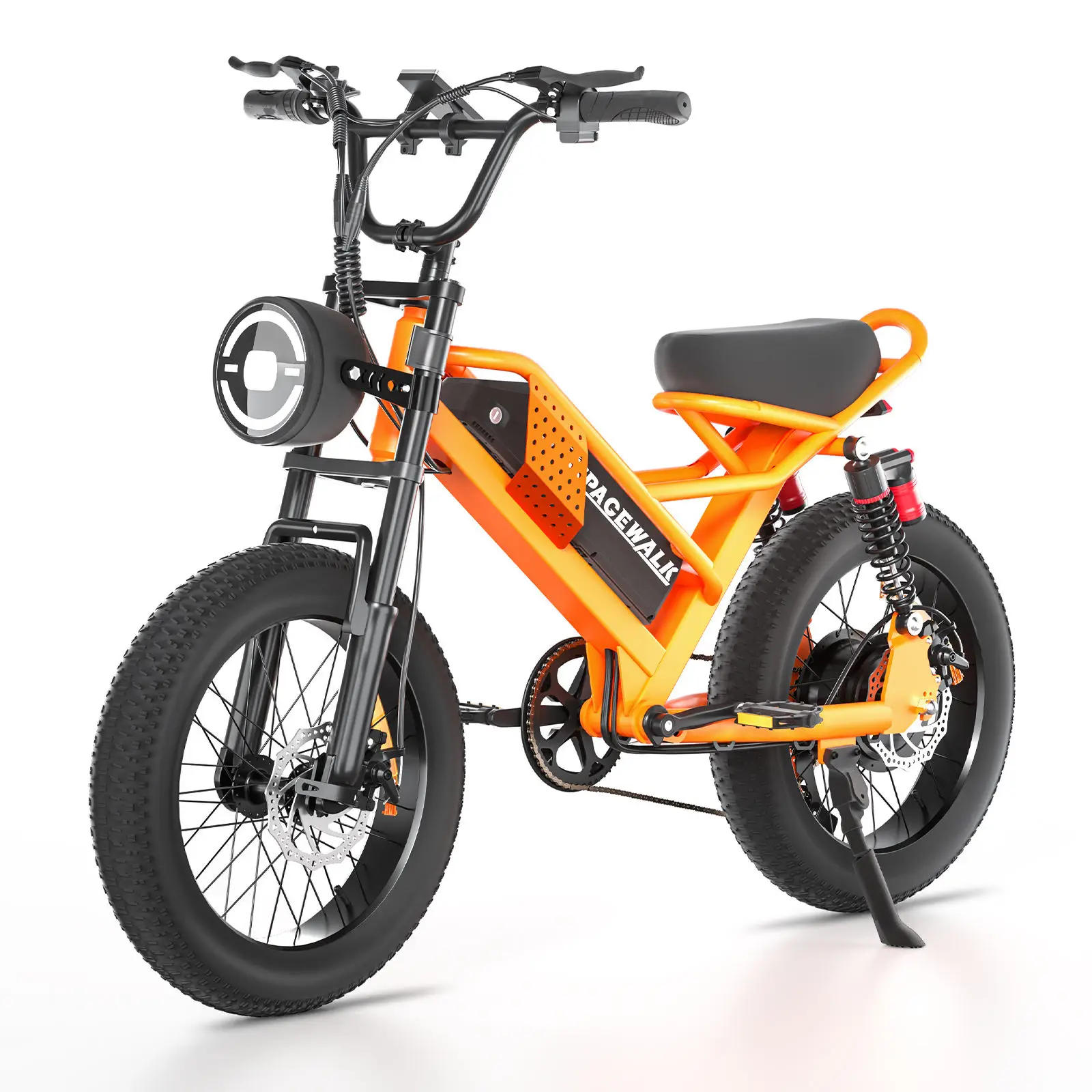 M6 electric bicycle peak 1500W motor 48v15.6ah battery 16 inch tire mountain e bike children riding mini Electric motorcycle image 3