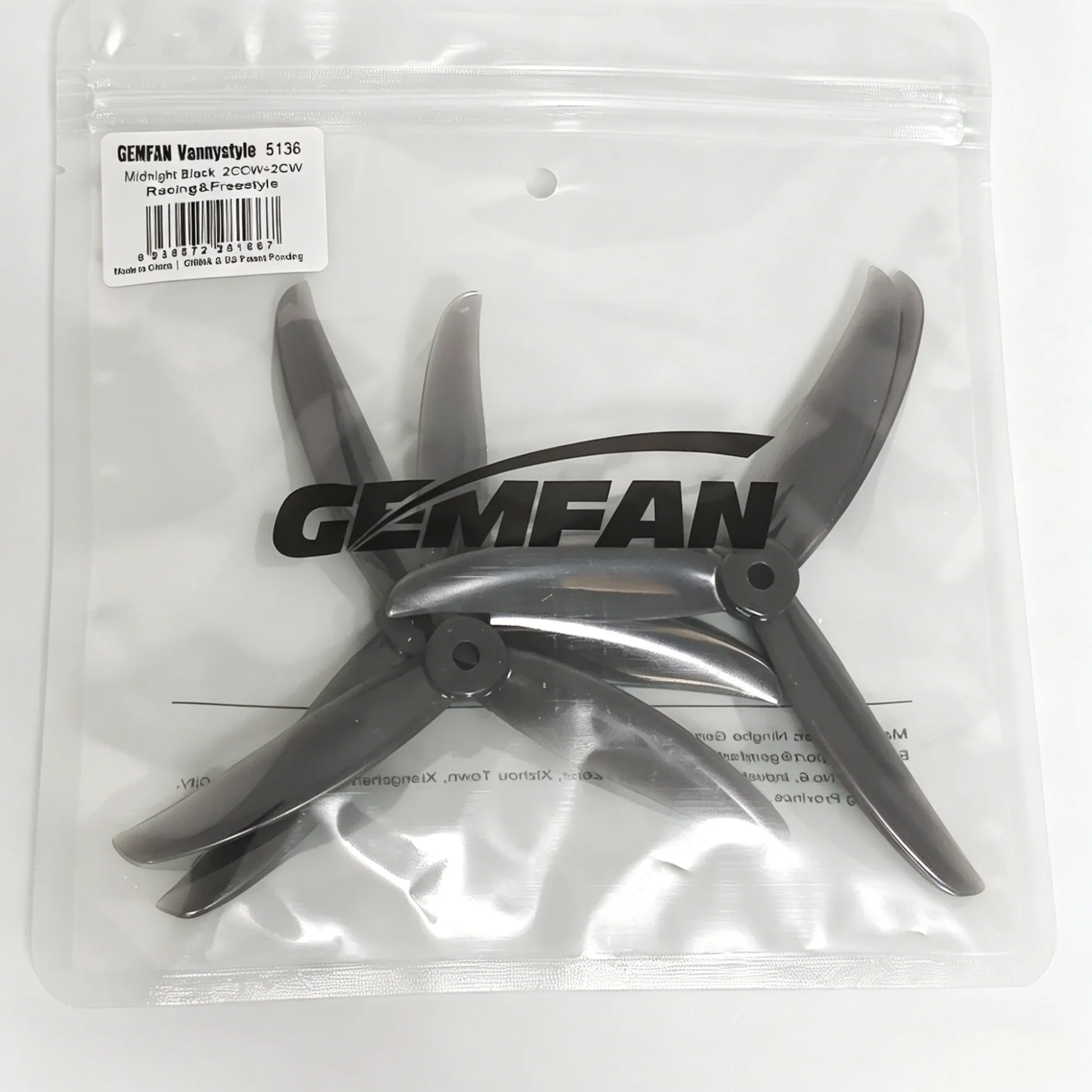 Hélices Gemfan VANOVER 5136 5.1x3.6x3 5.1 pouces à 3 pales en PC, 2 paires, pour drones FPV Freestyle Racing, pièces de rechange pour quadricoptères RC DIY