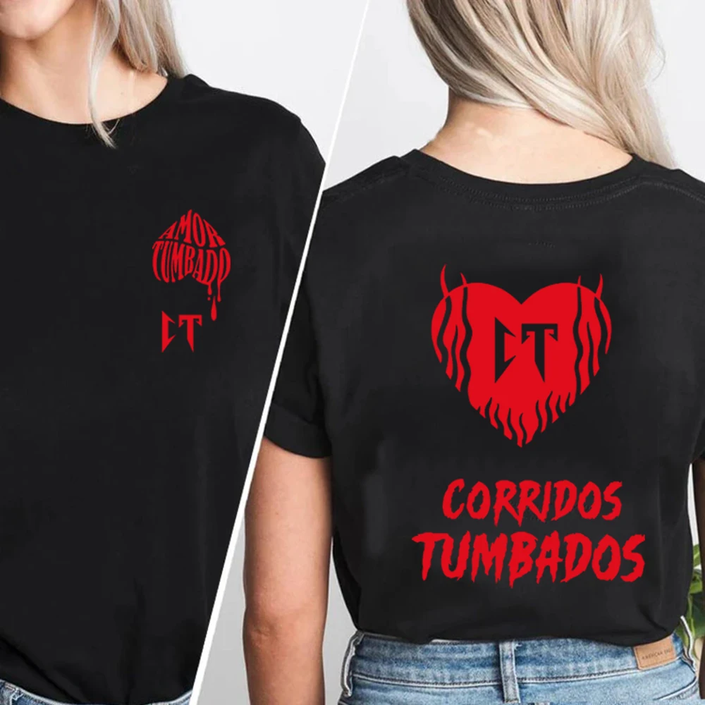 Corridos Tumbados Shirts Men Fashion Natanael Cano Tee Shirt Tshirt Tops Camisetas Unisex Dropshipping