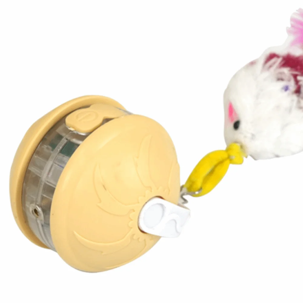 الإبداعية الأشعة تحت الحمراء التلقائي المتداول الكرة تنبيه صوتي لدغة مقاومة التلقائي إغاظة القط لعب مضحك منخفضة الضوضاء #1