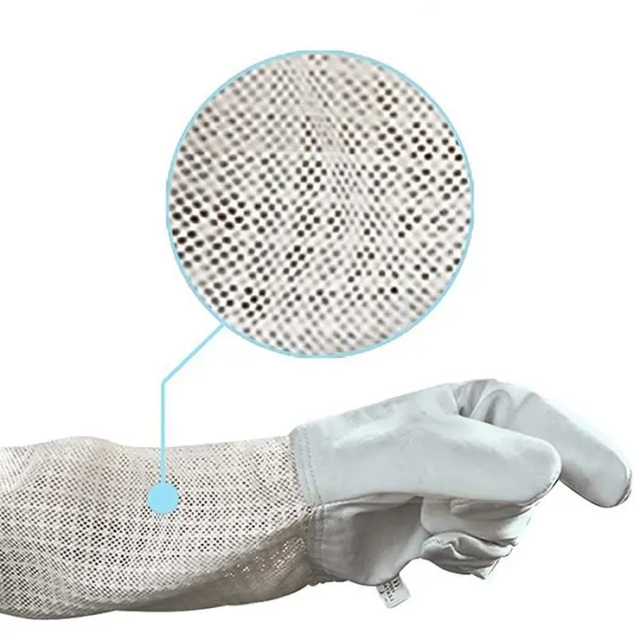 Beekeeper Glove 3 Layers Goatskin, Cotton