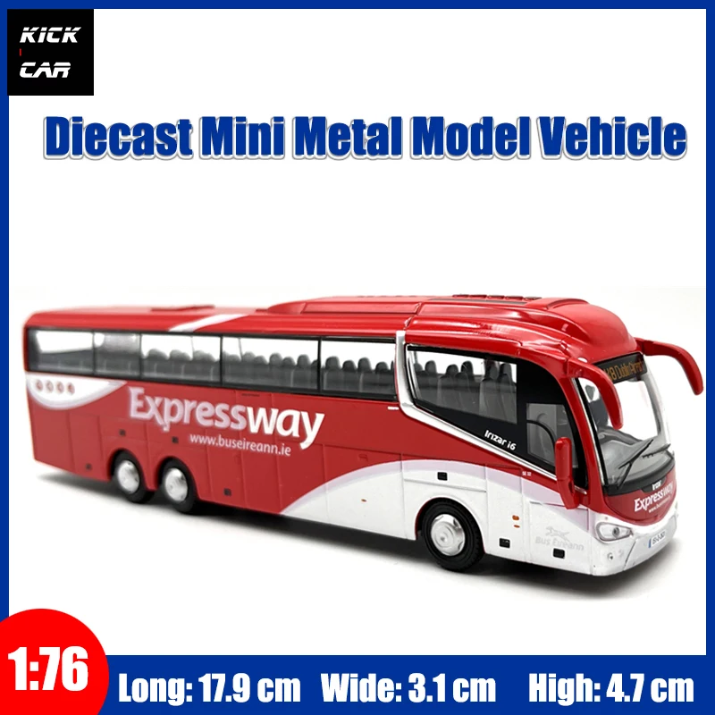 

OXFORD 1/76 Diecast Model Car IrizarI6 High Speed Bus Holiday Toy Gifts for Teenagers Adults Collection Hobby